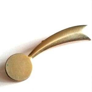 Vintage shooting star brooch halley's comet  gold tone pin celestial perseid
